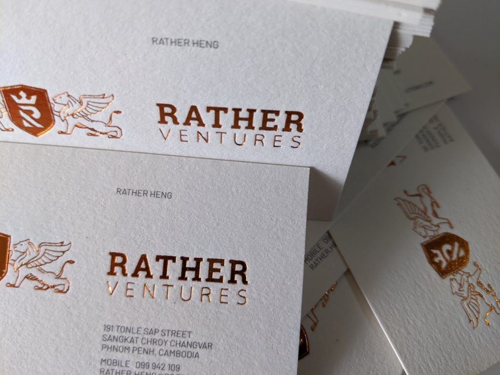 Letterpress Printed Business Cards